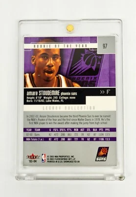 Legacy Collection Parallel SP 2003-04 Fleer Showcase Amare Stoudemire Amar'e No97 - Изображение 1 из 2