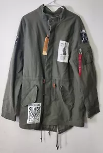 ALPHA INDUSTRIES RECRUIT FISHTAIL PARKA Military Green Size Large - Picture 1 of 11