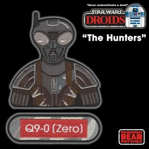 Star Wars DROIDS "Mandalorian" Q9-0 [Zero] Kopfgeldjäger bestickt Patch Set - Bild 1 von 5