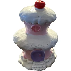 Fairy Garden Gnome Fairy Double Cupcake Sweet Treat House Decor 4.5” new - Picture 1 of 4