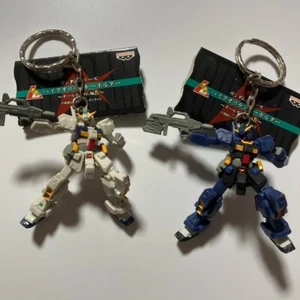 Mobile Suit Gundam Figur Schlüsselanhänger Lot 2 Set Selten Retro Japan Anime M604 5 - Bild 1 von 10