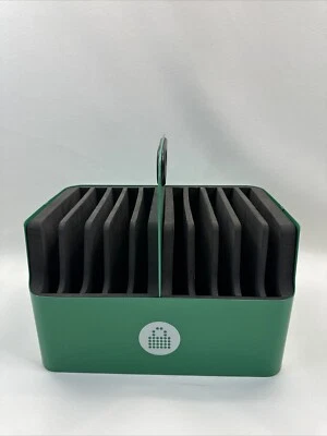 Lock N Charge 10 Slot Padded Tablet Laptop Caddy Metal Carry Case IT Computer - Image 1 of 4