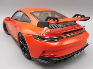 2021 Porsche 911 GT3 1/18 Norev 187300 992 Gt 3 Type 992 Orange - Picture 1 of 12