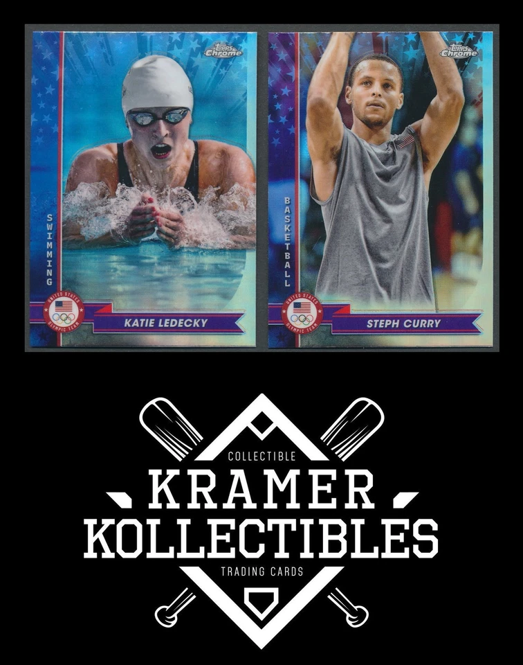 2024 Topps Chrome US Olympic Team Refractors - COMPLETE YOUR SET! - Image 1 of 1