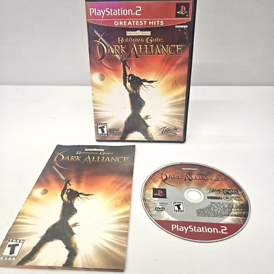 Juego PlayStation 2 PS2 Forgotten Realms Baldurs Gate Dark Alliance CIB Completo  Foto 1 de 4