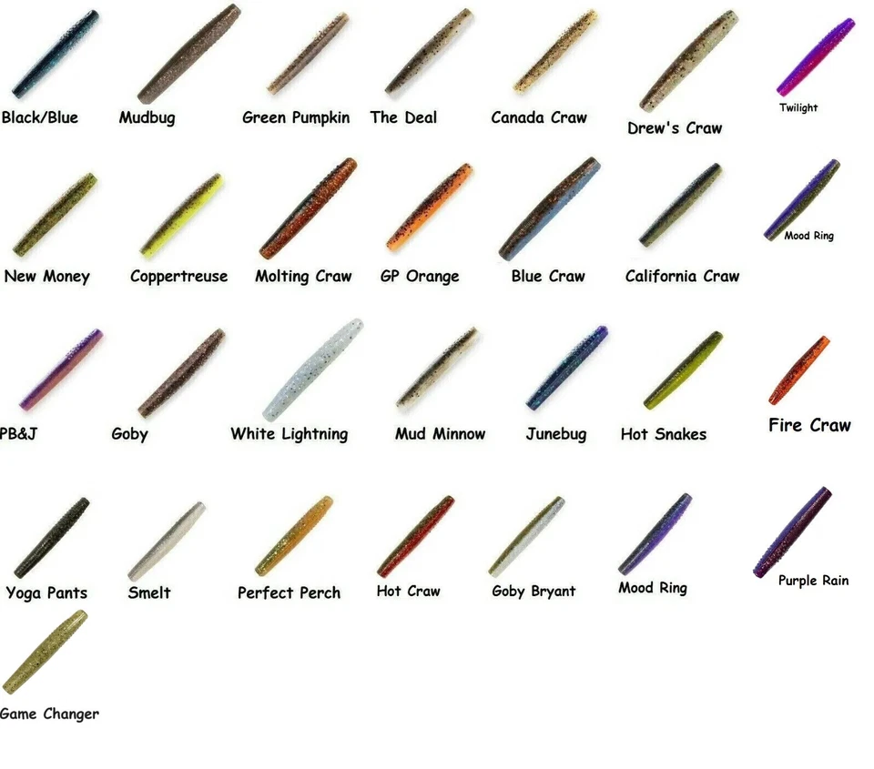 Z-Man 2 3/4" Finesse TRD The Real Deal Ned Rig Worm - Elección de colores Foto 1 de 1