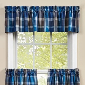 Timber Trail VALANCE 14X72 Cotton Cabin Country Lodge Bear Moose Tan Black IHF - Picture 1 of 1