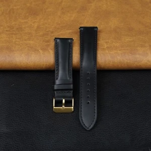 18mm 20mm 22mm Leather Watch Band Men Genuine Watch Strap Quick Release Handmade - Picture 1 of 57