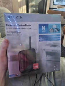 Belkin Enhanced N150 150 Mbps 10/100 Wireless Router - Picture 1 of 4