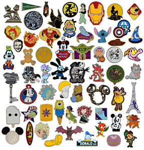 Disney Pin Trading 25 verschiedene Pin Lot ~ brandneue Pins ~ kein Doppel ~ authentisch