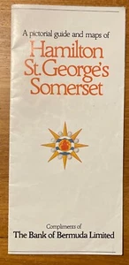 VINTAGE HAMILTON, ST. GEORGE’S & SOMERSET, BERMUDA GUIDE AND MAP - Picture 1 of 4