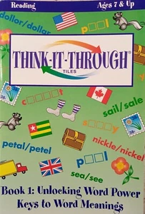 THINK-IT-THROUGH Reading Book 1 Unlocking Word Power Keys to Word Meanings 7+yrs - Picture 1 of 6