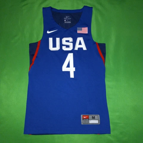 Stephen Steph Curry USA Team Jersey Golden State Warriors NIKE (Youth Medium) Cover