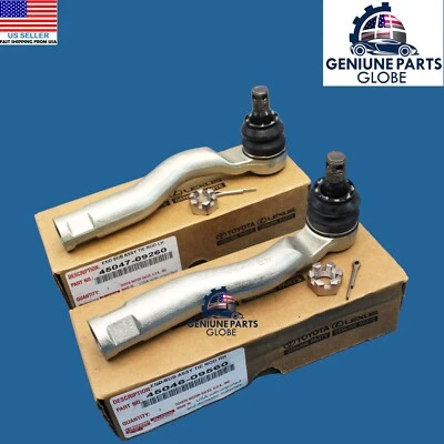 GENUINE OEM TOYOTA 07-21 TUNDRA | 08-22 SEQUOIA RH & LH STEERING TIE ROD END SET - Image 1 of 4