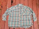 Altar?D State Button Up Shirt Women?S Multicolored Plaid Long Sleeve Size Large