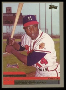 2000 Topps #2 Hank Aaron Milwaukee Braves - Imagen 1 de 1
