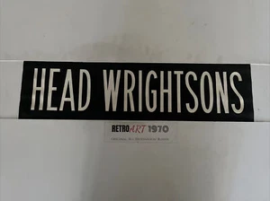 Head Wrightsons - Hartlepool 2510 Linen Bus Destination Blind 35” Gift - Picture 1 of 12