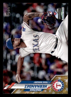 2020 Topps Factory Set Gold Stars #597 Jonathan Hernandez - Image 1 of 2