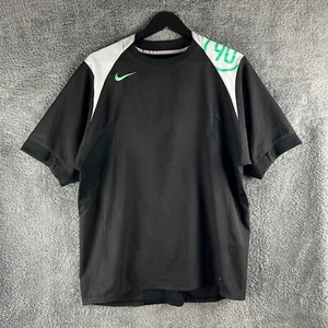 Vintage Nike Total 90 T-Shirt Gr. Medium Dri Fit Training Top T90 Schwarz Y2K - Bild 1 von 14