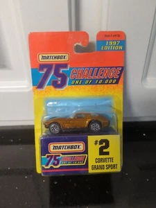 Matchbox 1997 75 Gold Challenge #2 Corvette Grand Sport - Picture 1 of 6