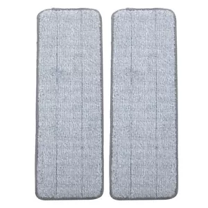2 Pcs Mop Cloth Floor Sweeper Cleaning Household Replacement Pads - Picture 1 of 12