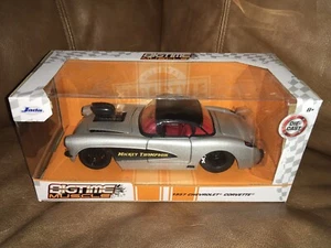 Jada Toys Bigtime Muscle 1957 Chevy Corvette 1:24 Scale Diecast Mickey Thompson - Picture 1 of 12
