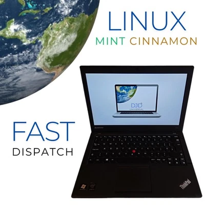 Lenovo Thinkpad T450 | i5-5300U@2.30GHz x2 | 8GB RAM | 256GB SSD | Linux Mint - Image 1 of 4