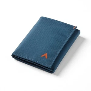 Trifold Wallet, Indigo Blue | Nylon, RFID Blocking | Slim, Minimalist, Water ... - Picture 1 of 9