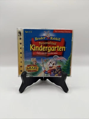 PC CDROM 1999 Learning Company Reader Rabbit Personalized Kindergarten 2-Disc - Image 1 of 4