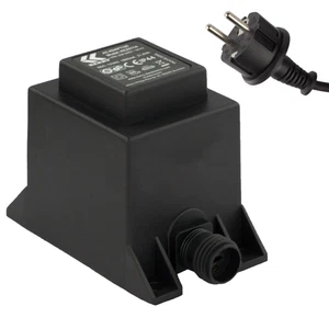 Trafo 12V 21,6W, Transformator AC/AC IP44, Niederspannung Netzteil Lichterkette - Bild 1 von 10