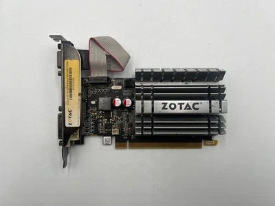 ZOTAC GeFORCE GT730 2GB PCIe ADAPTER VGA DVI HDMI VIDEO GRAPHICS CARD - Image 1 of 4