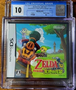 2009 The Legend of Zelda: Spirit Tracks Japanese Nintendo DS CGC 10 A+ Sealed - Picture 1 of 3