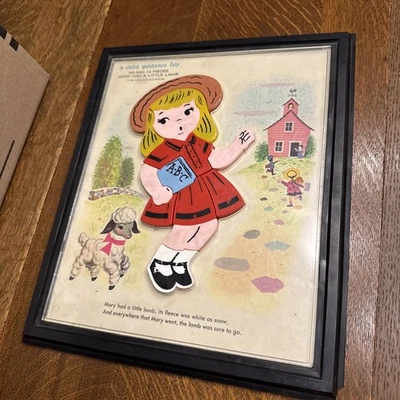 Vintage 1962 A Child Guidance Toy "Mary Had a Little Lamb" Magnetic Puzzle #940 - Image 1 of 2