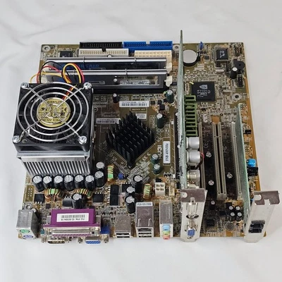 FIC AU31-L MB/AMD Athlon XP AXDA3200DKV4E CPU/Corsair 1GB RAM/Nvidia FX 5500 GPU - Image 1 of 4