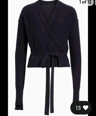 Cárdigan envolvente de cachemir Helmet Lang talla S Foto 1 de 4