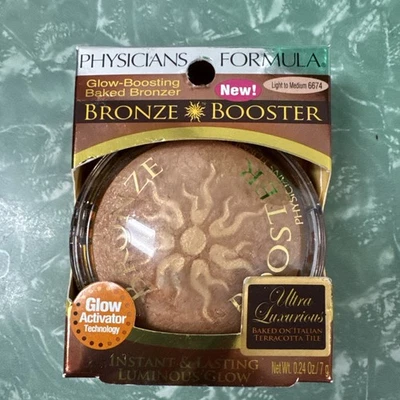 Bronze Booster, Glow-Boosting Baked Bronzer, 6674 Light to Medium, 0.24 oz (7 g) - Image 1 of 4
