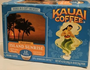 Kauai Caffè ISLAND SUNRISE-12 K-PODS-TOSTATURA DELICATA - Foto 1 di 1