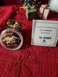 American Mint U. S Second Amendment Gewerbe Medaille  - Bild 1 von 2