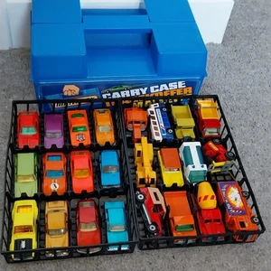 Matchbox Superfast Carrybox All Near Mint To Mint, No22 Pontiac Purple Included - Picture 1 of 12