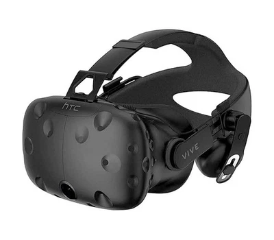 HTC Vive Virtual Reality VR Headset, Deluxe Audio Strap. LINK & 3-in-1 cable - Image 1 of 4