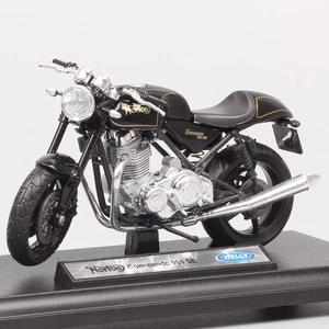 Welly 1:18 Scale Norton Commando 961 SE Motorcycle Diecast Model Bike Toy Black - Picture 1 of 12
