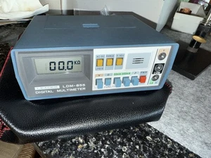 Leader LDM-855 LDM 855 Digital Used Nice Condition MultiMeter Working - Picture 1 of 24
