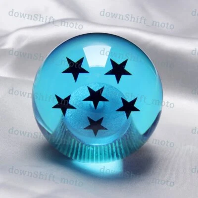 Blue Dragon ball Z 6 Star Universal Shift Knob For SCION SUBARU WRX IMPREZA STi - Image 1 of 4