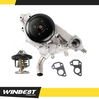 For Chevry Silverado Express Tahoe GMC Sierra Buick Water Pump w/ Thermostat  - Image 1 of 4