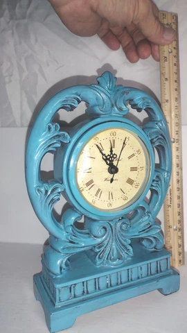 Vintage Ornate Style Mantel  Desk Top Clock Cover