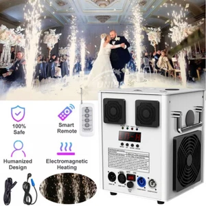 700w Cold Spark Firework Equipment Sparkler Fountain Machine Disco Wedding Event - Picture 1 of 9