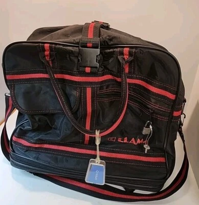 Bolsa de equipaje de viaje estilo lona con locomotora Llama original años 90 con ruedas se expande Foto 1 de 4
