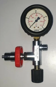 BAUER COMPRESSORI RESPIRATORE ARIA COMPRESSORE CILINDRO DI RICARICA ADATTATORE 330 bar - Foto 1 di 5
