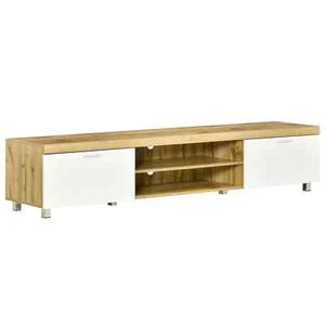 Modern TV unit Cabinet Entertainment Centre for TVs up to 90" w/ Cabinet Shelf - Picture 1 of 11