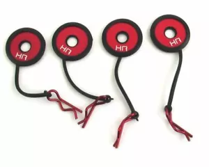 Hot Racing BWP133B02 Body Clips with Rubber Leash and Body Washer (Red) - Picture 1 of 1